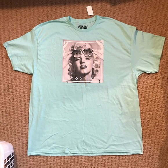 Popular Poison Other - Popular Poison Marilyn Monroe Turquoise T-shirt